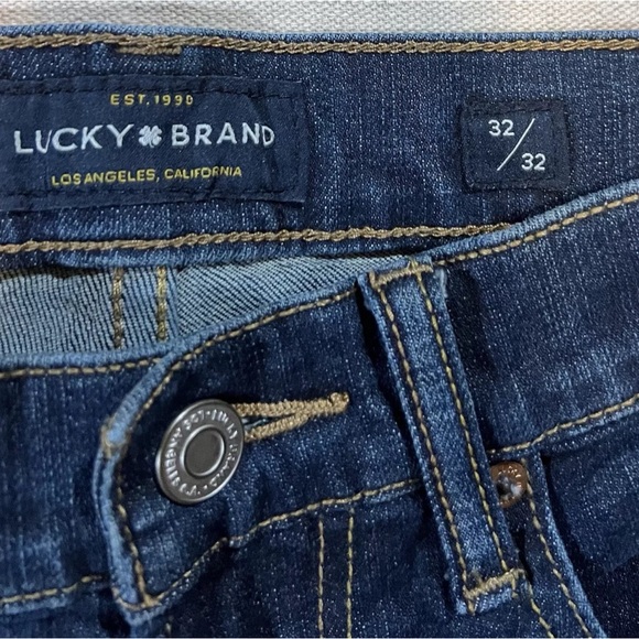 Mens Lucky Jeans 121 slim straight flawless 32x32 - Picture 5 of 6